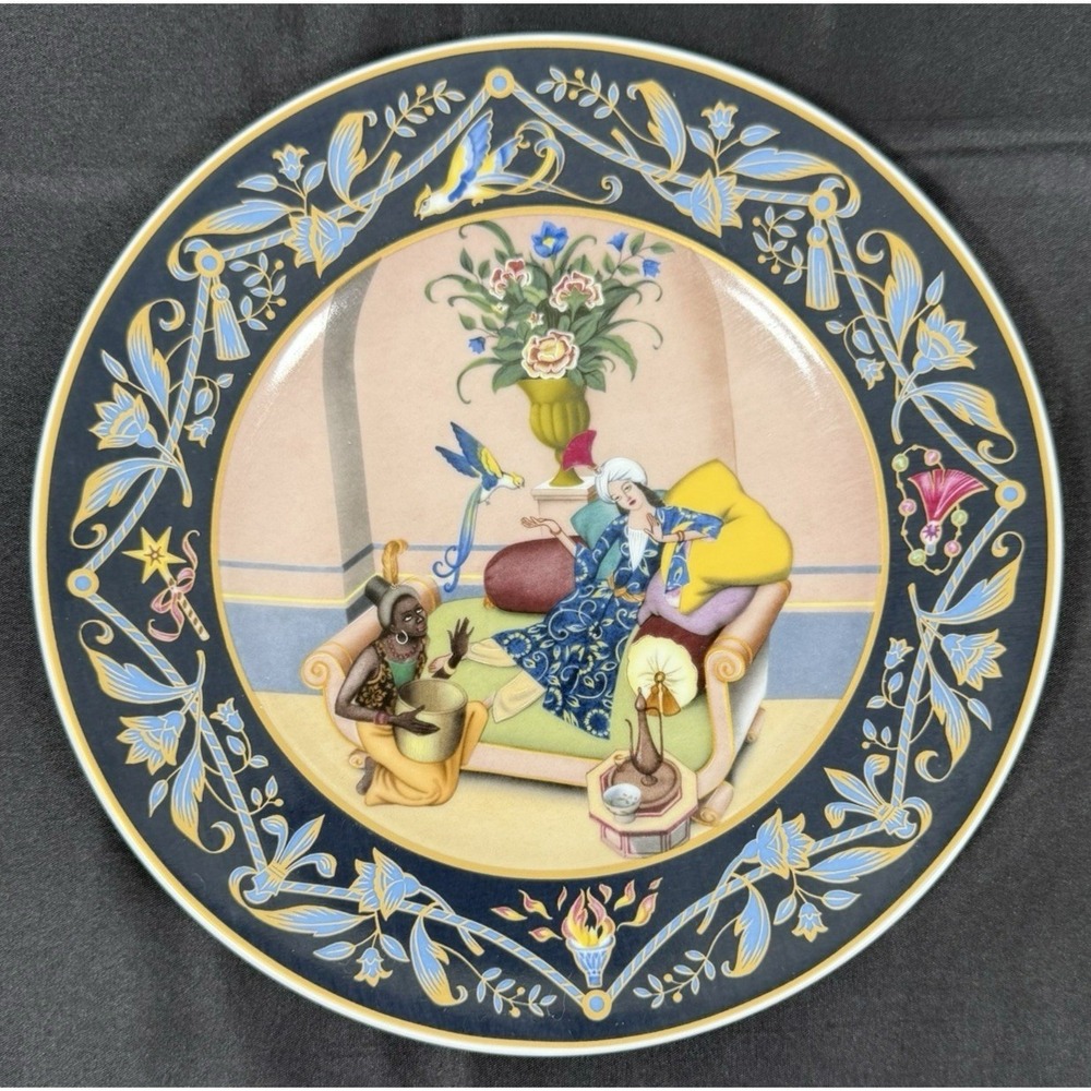Villeroy & Boch Heinrich Plate Princess Radiant and the Phoenix Multi-Color 8in